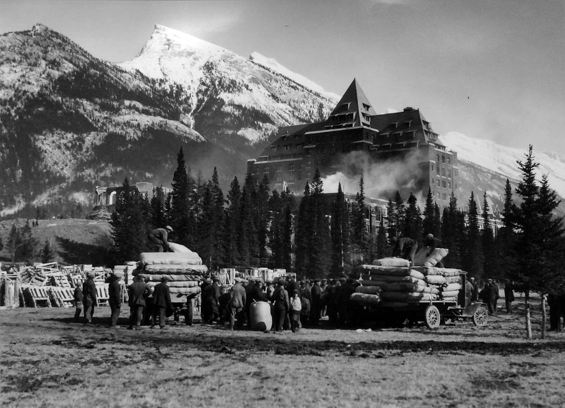 22E A New Wing In Steel And Stone Was Completed In 1927 Photo In The Heritage Room Banff Springs Hotel